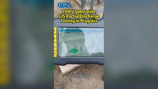110kV সাবস্টেশনজিআইএস আংশিক ডিসচার্জ টেস্টিং ইন